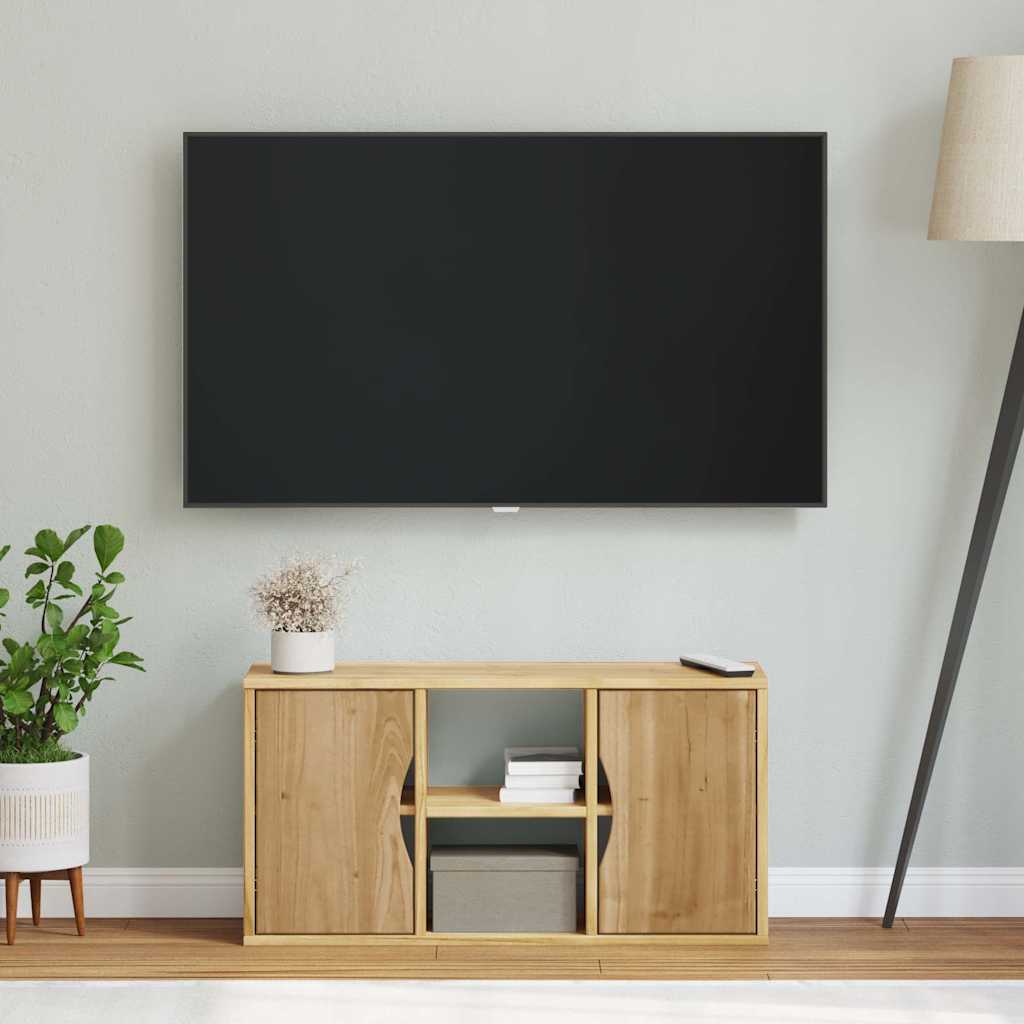 TV ormarić “ODDA” 79x24x40 cm puno drvo bor
