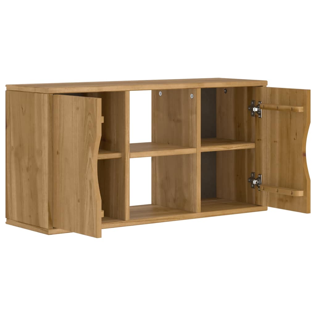 TV ormarić “ODDA” 79x24x40 cm puno drvo bor