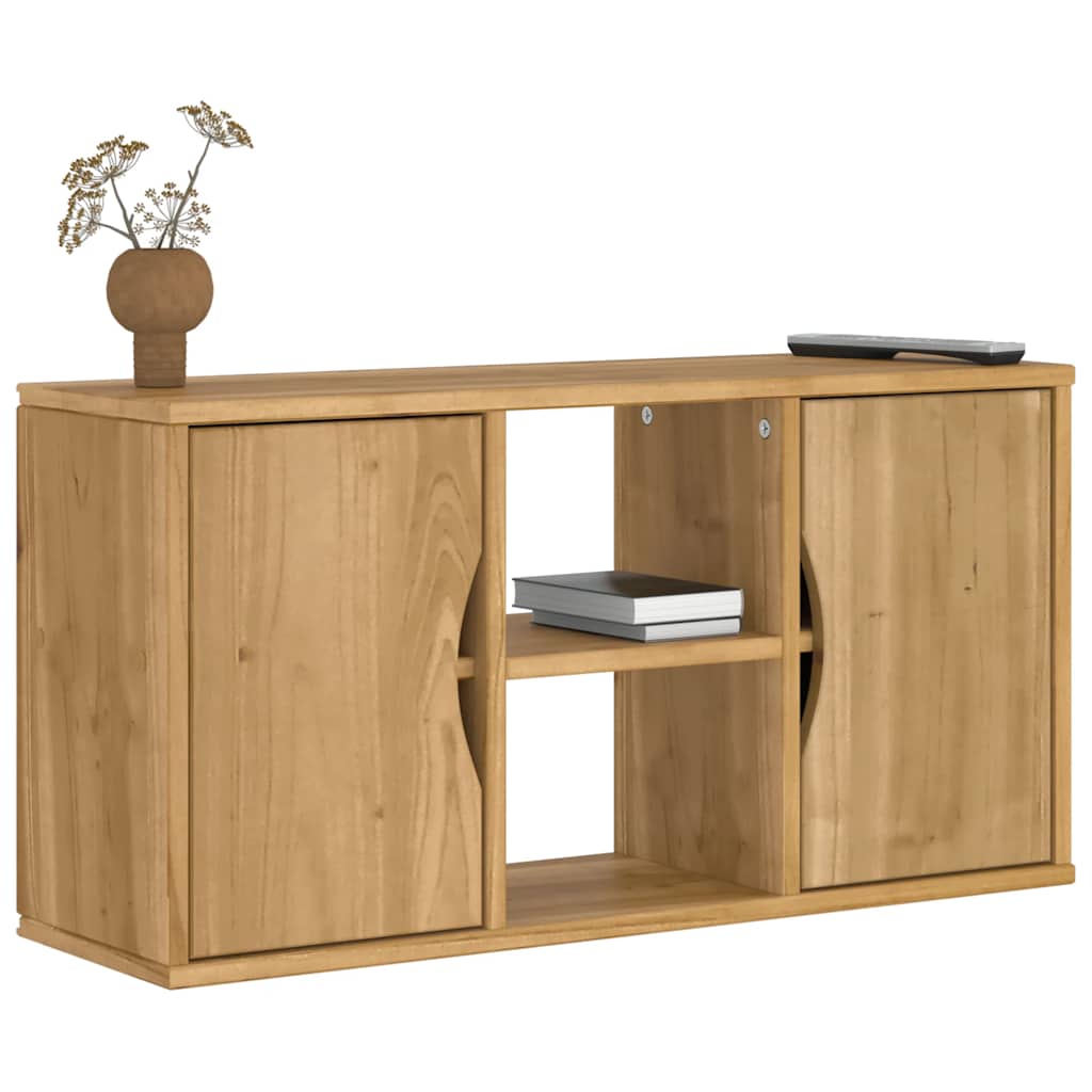 TV ormarić “ODDA” 79x24x40 cm puno drvo bor