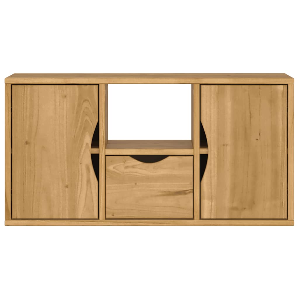 TV ormarić s ladicom ODDA 79x24x40 cm puno drvo bor