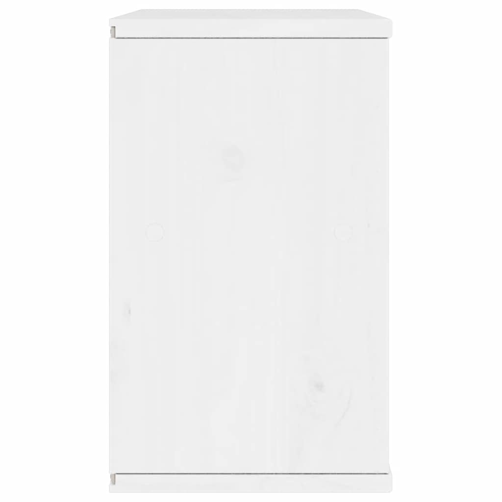 TV ormarić s ladicom ODDA bijeli 79x24x40 cm puno drvo bor