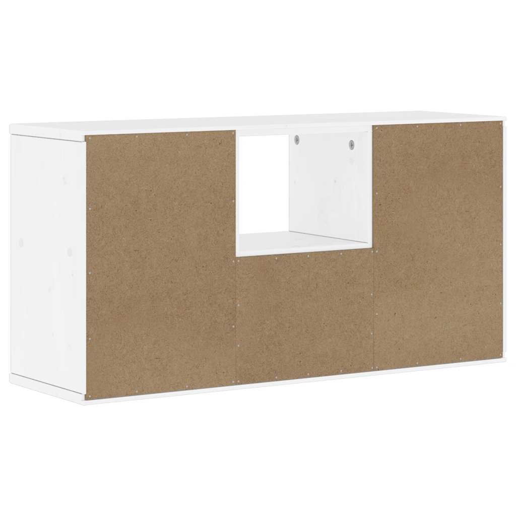TV ormarić s ladicom ODDA bijeli 79x24x40 cm puno drvo bor