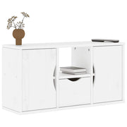 TV ormarić s ladicom ODDA bijeli 79x24x40 cm puno drvo bor
