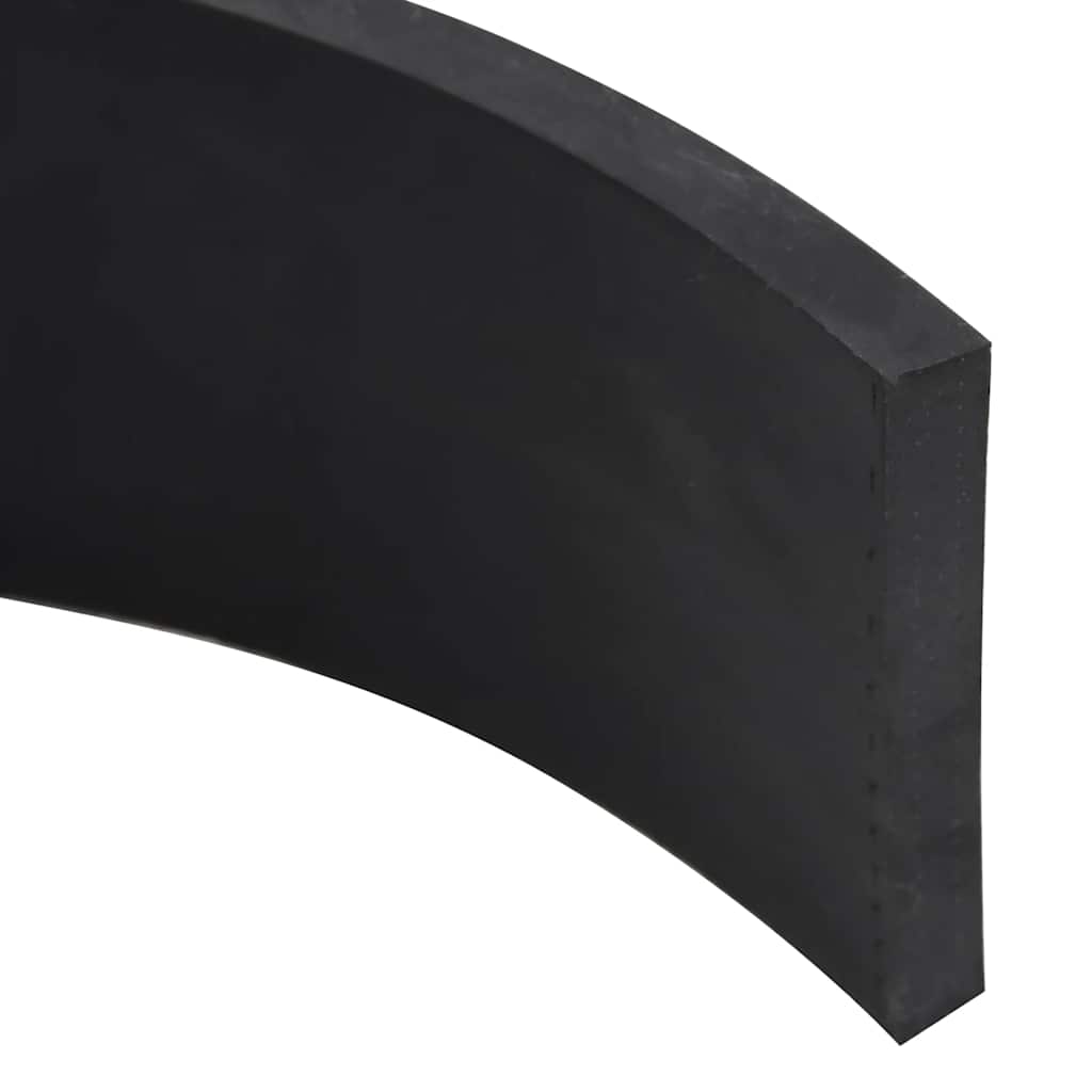 Gumeni rub za snježni plug crni 180x8x1 cm