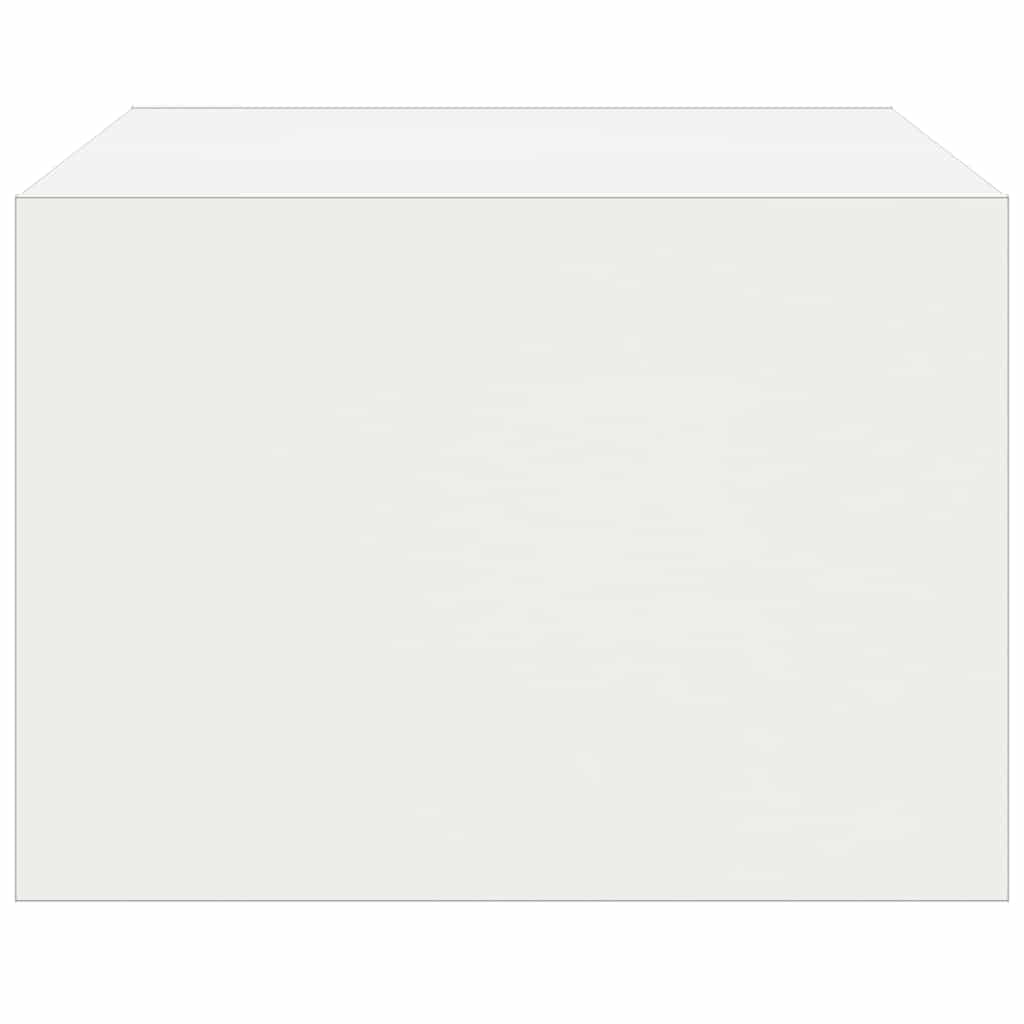 TV ormarić s LED svjetlima bijeli 75x35,5x25 cm