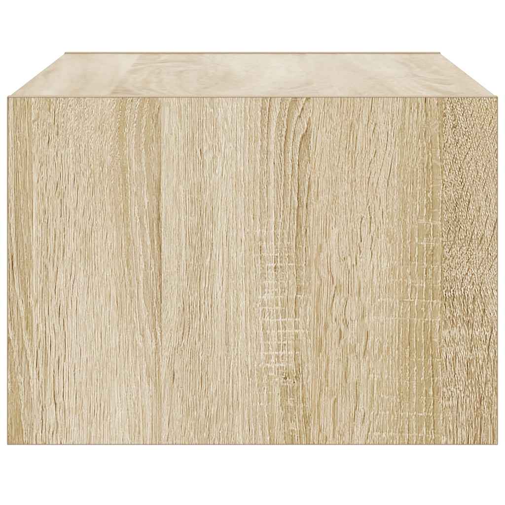 TV ormarić s LED svjetlima boja hrasta sonome 75x35,5x25 cm