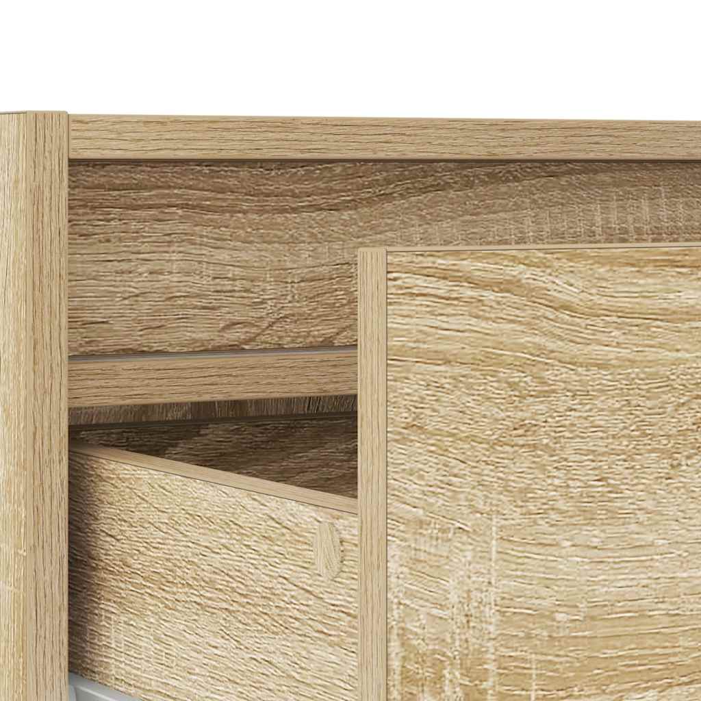 TV ormarić s LED svjetlima boja hrasta sonome 75x35,5x25 cm