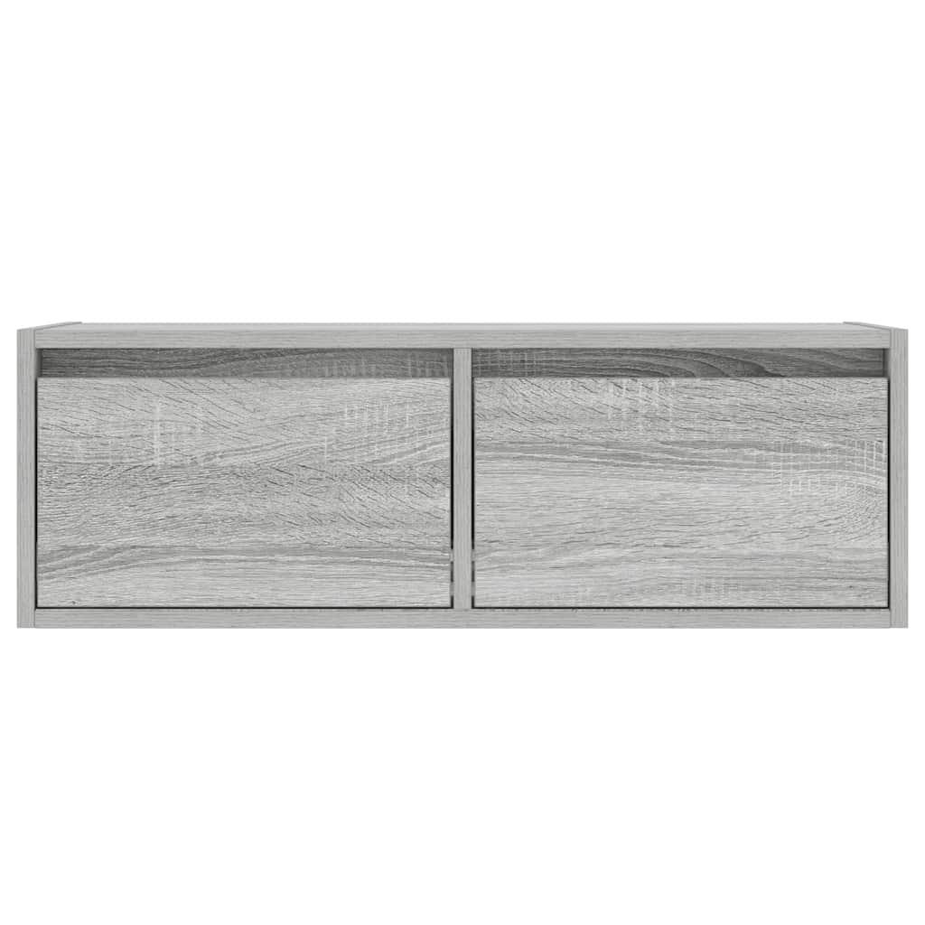 TV ormarić s LED svjetlima boja hrasta sonome 75x35,5x25 cm