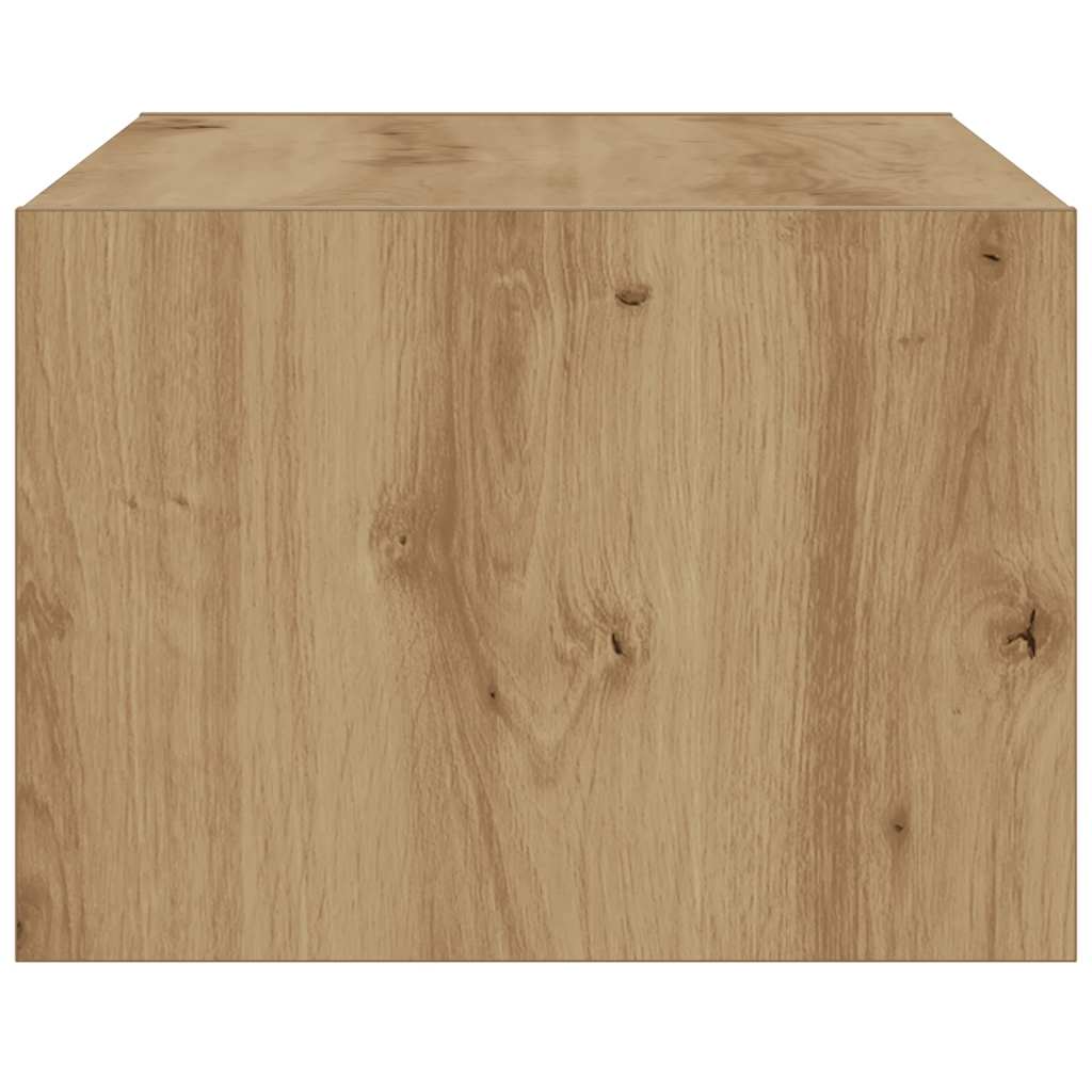 TV ormarić s LED svjetlima boja artisan hrasta 75x35,5x25 cm
