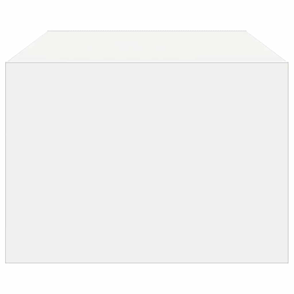 TV ormarić s LED svjetlima bijeli 100X35,5x25 cm