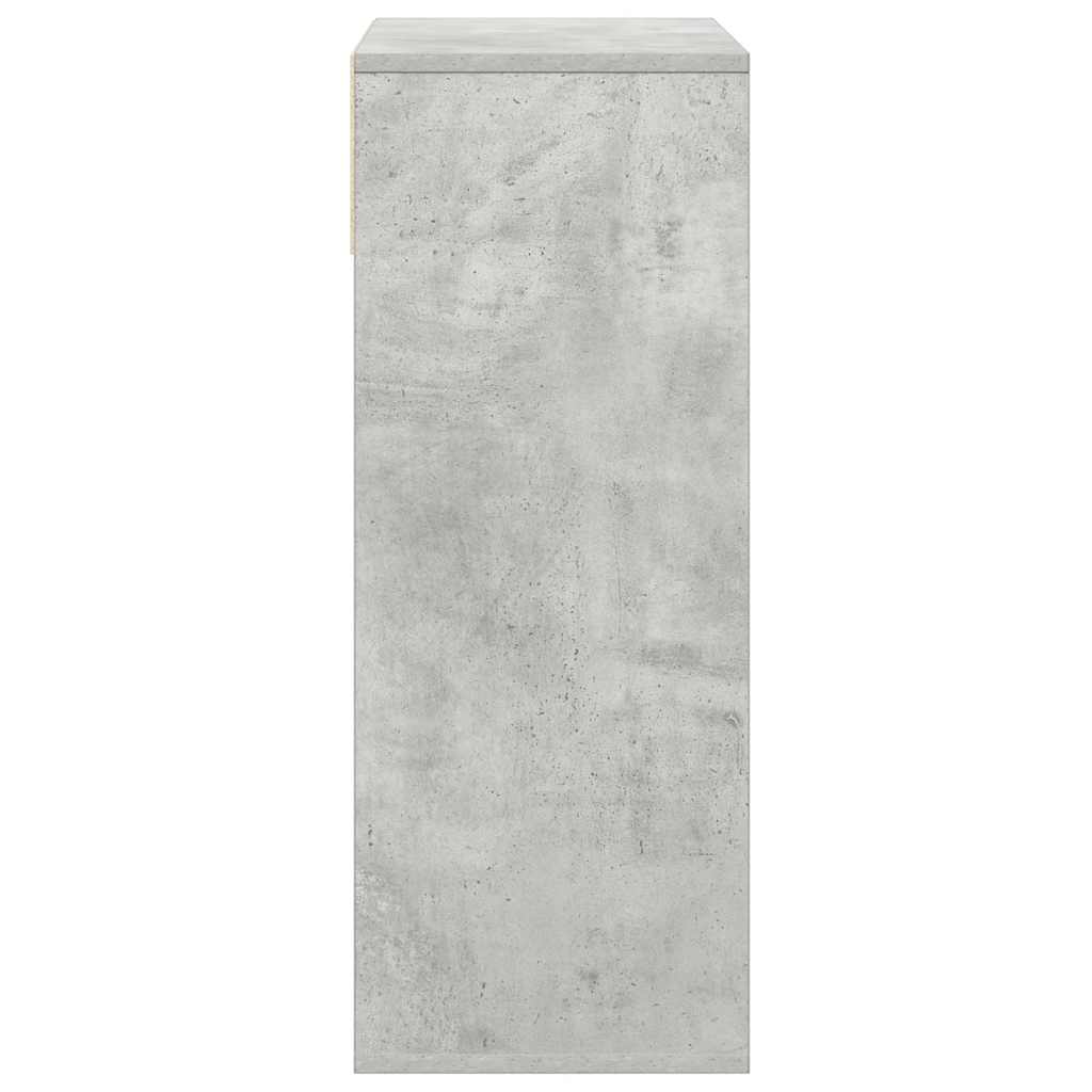 Ormarić za knjige boja betona 66x31x80 cm konstruirano drvo