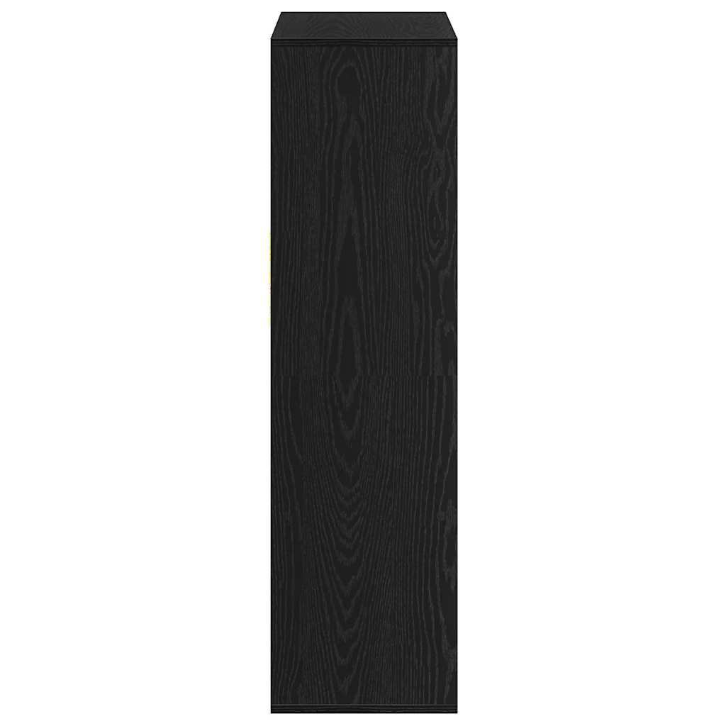 Ormarić za knjige crni 66x31x112 cm od konstruiranog drva