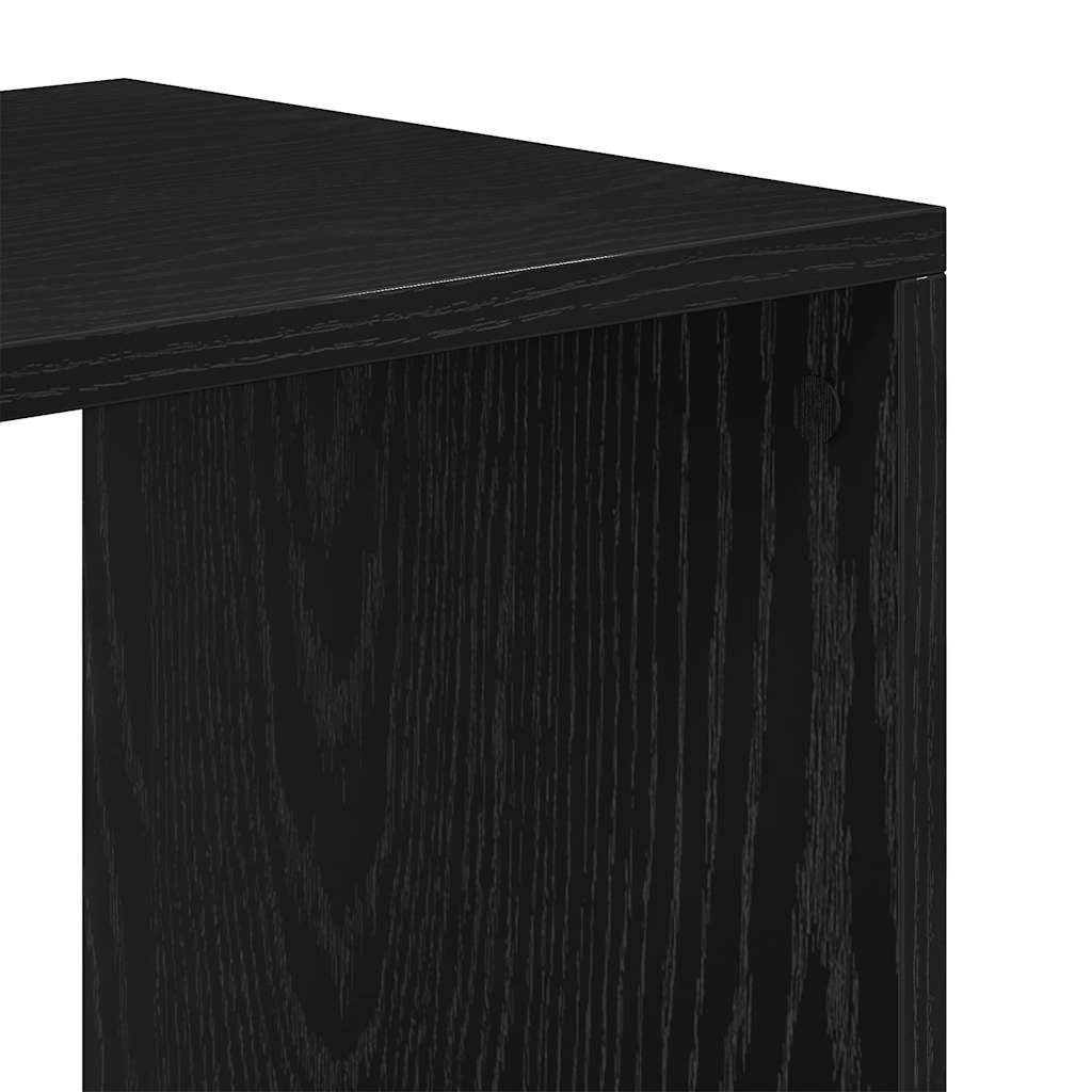 Ormarić za knjige crni 66x31x112 cm od konstruiranog drva