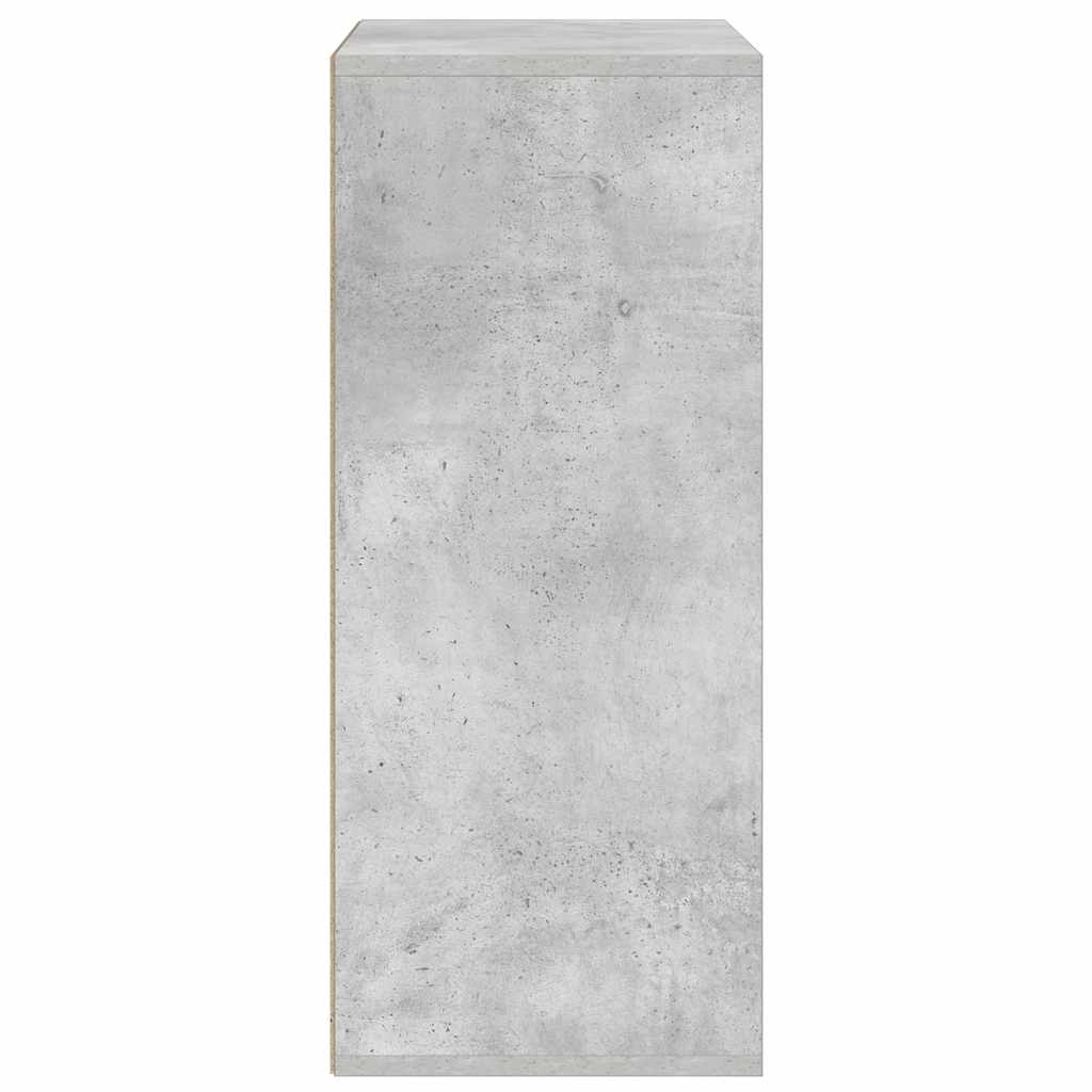 Ormarić za knjige boja betona 60x30x71,5 cm konstruirano drvo