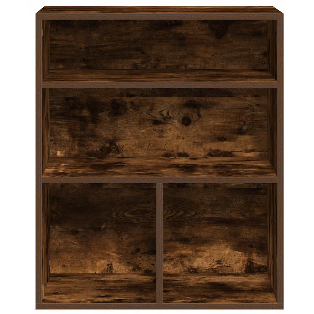 Ormar za knjige dimljeni hrast 60x30x71,5 cm konstruirano drvo
