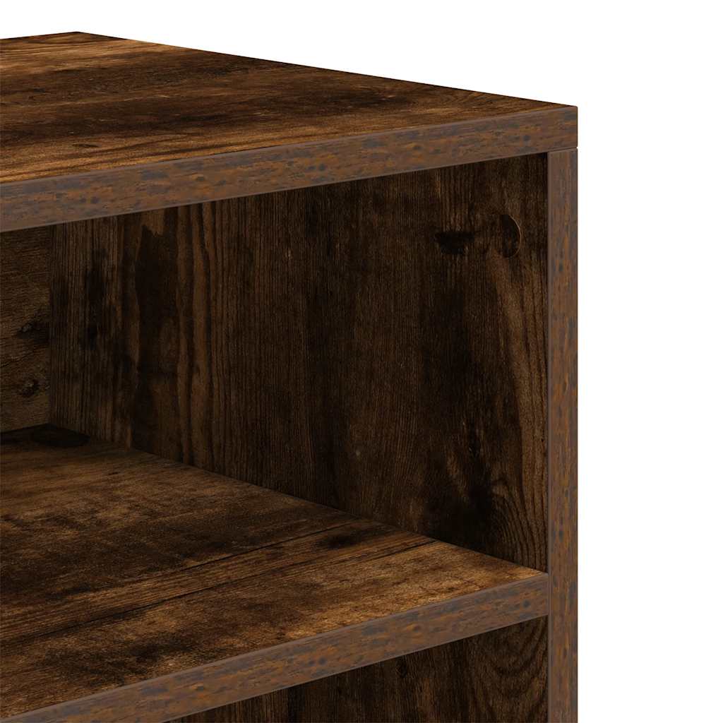 Ormar za knjige dimljeni hrast 60x30x71,5 cm konstruirano drvo