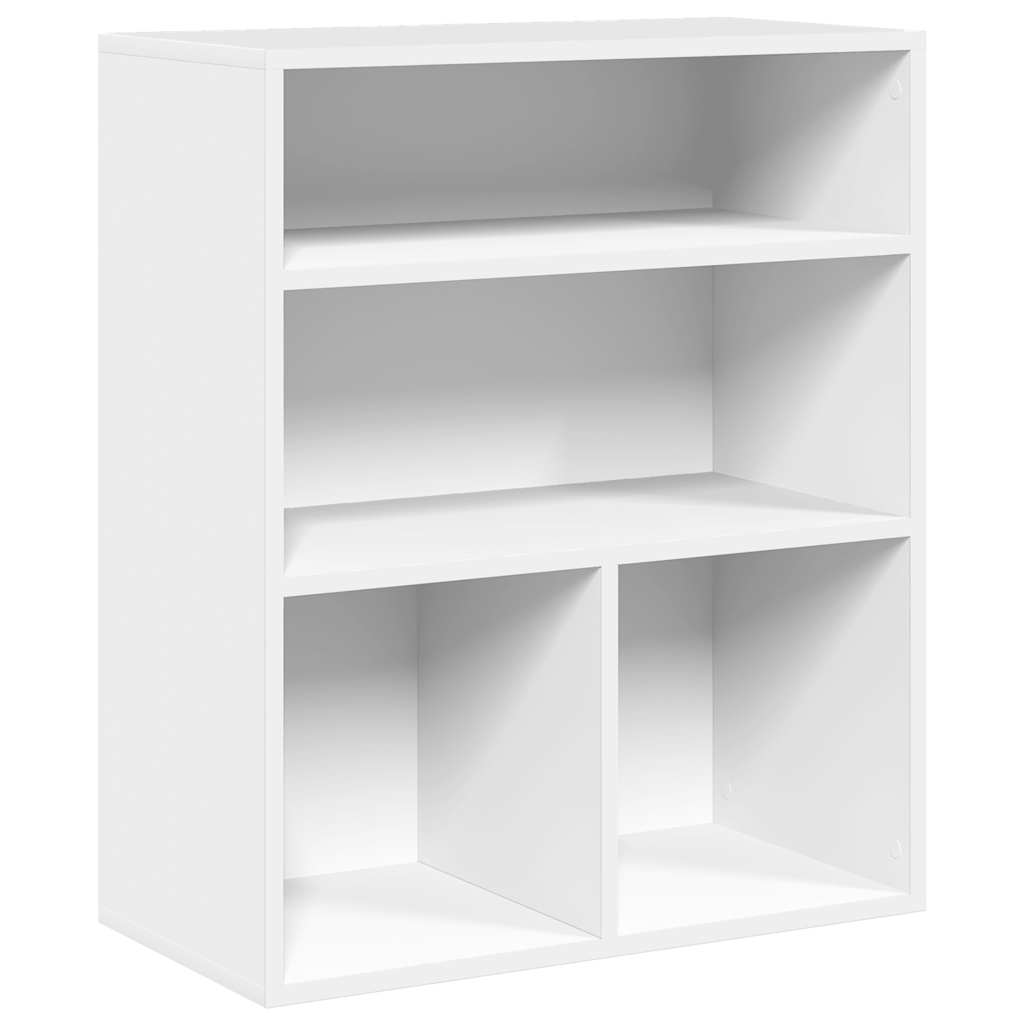Ormarić za knjige bijeli 60x30x71,5 cm konstruirano drvo