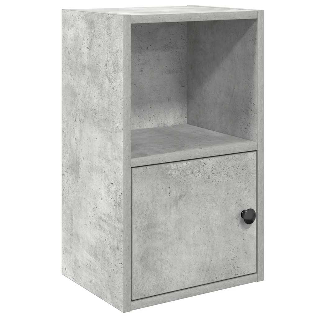 Regal za knjige boja betona 31x24x52 cm konstruirano drvo