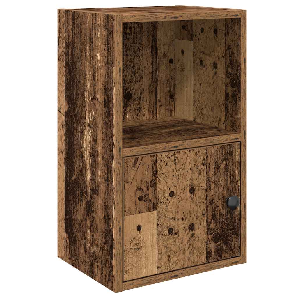 Regal za knjige boja starog drva 31x24x52 cm konstruirano drvo