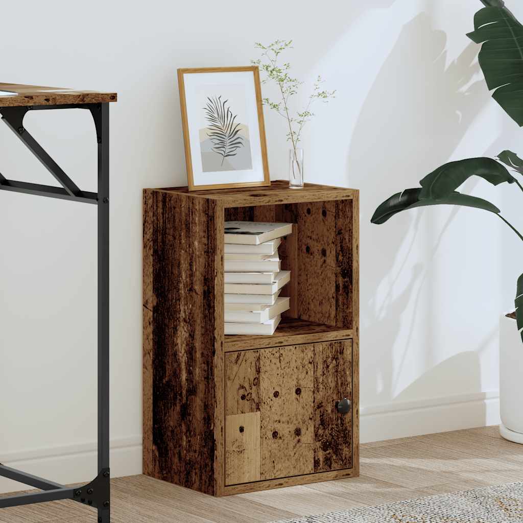 Regal za knjige boja starog drva 31x24x52 cm konstruirano drvo