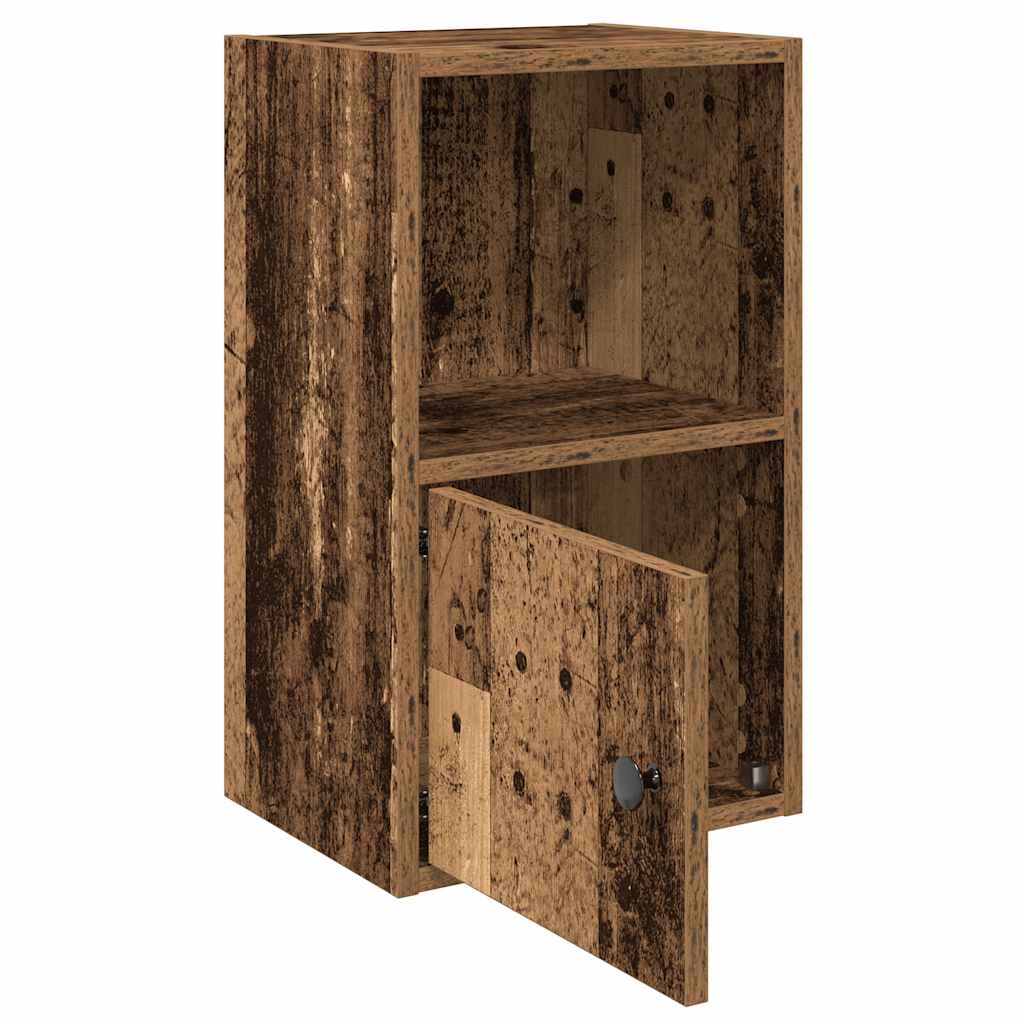 Regal za knjige boja starog drva 31x24x52 cm konstruirano drvo