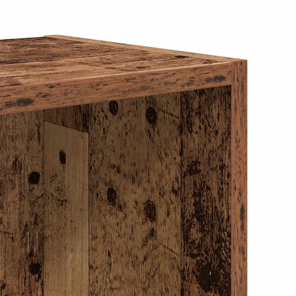 Regal za knjige boja starog drva 31x24x52 cm konstruirano drvo
