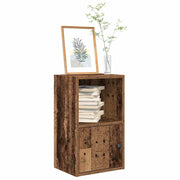 Regal za knjige boja starog drva 31x24x52 cm konstruirano drvo