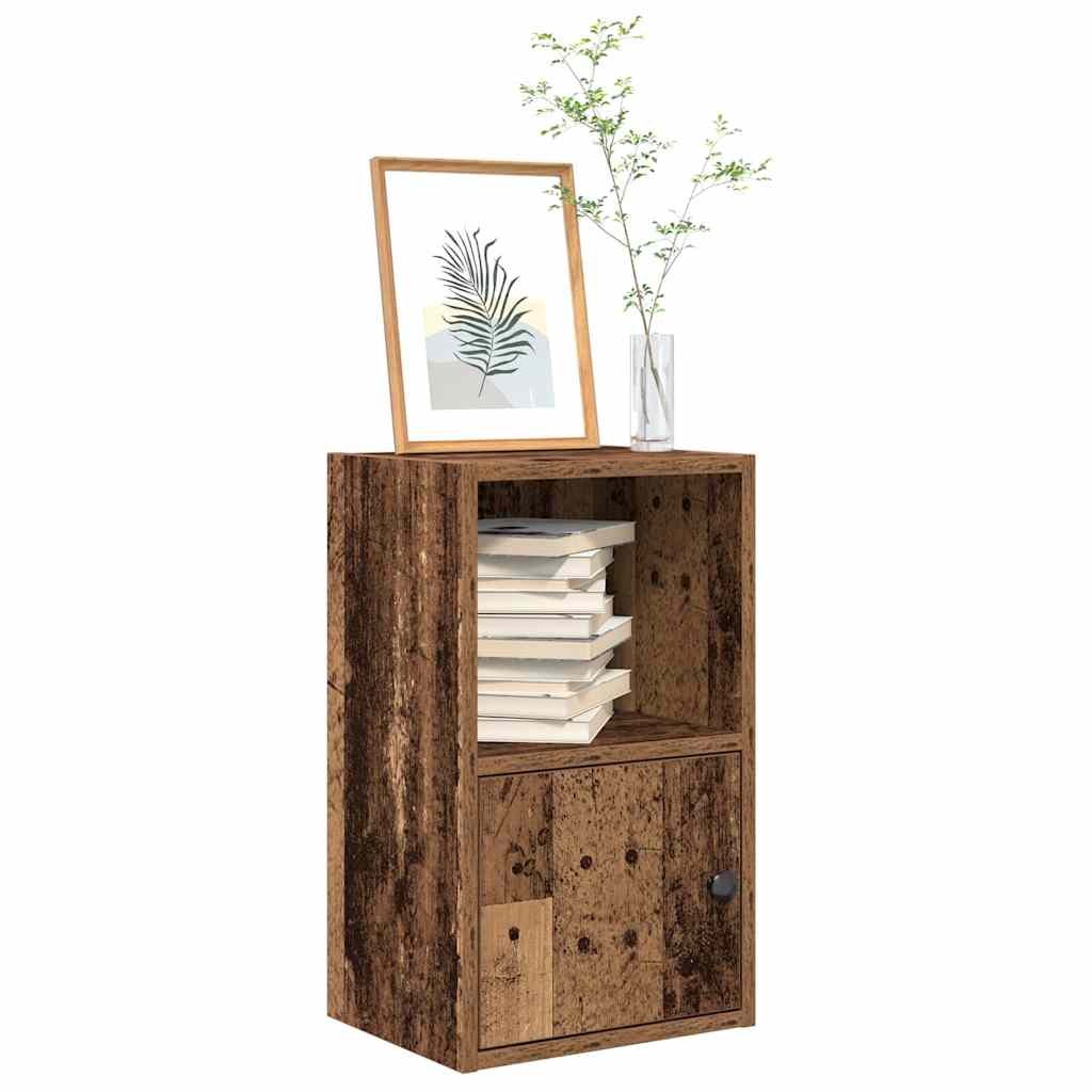 Regal za knjige boja starog drva 31x24x52 cm konstruirano drvo