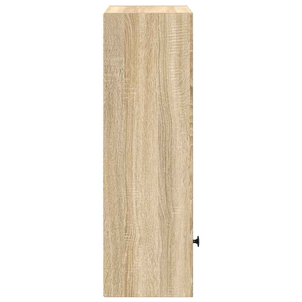 Regal za knjige boja hrasta 31x24x77 cm od konstruiranog drva