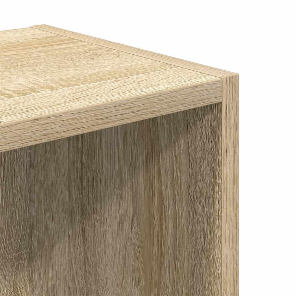 Regal za knjige boja hrasta 31x24x77 cm od konstruiranog drva