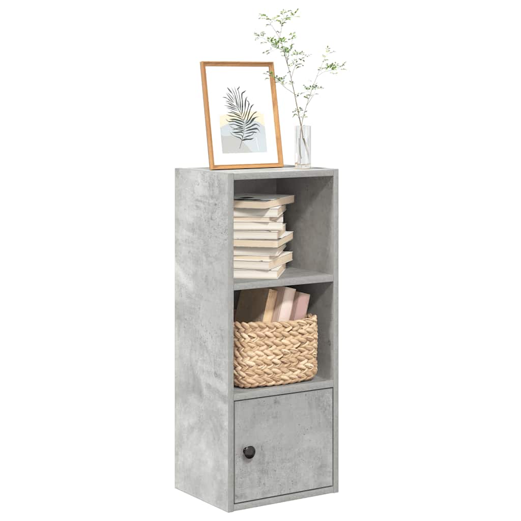 Regal za knjige boja betona 31x24x77 cm konstruirano drvo