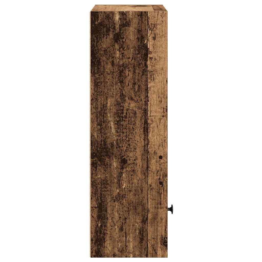 Regal za knjige boja starog drva 31x24x77 cm konstruirano drvo