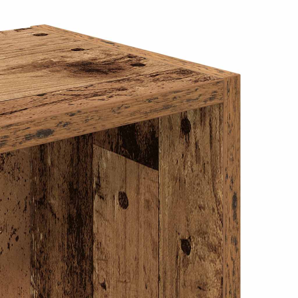 Regal za knjige boja starog drva 31x24x77 cm konstruirano drvo