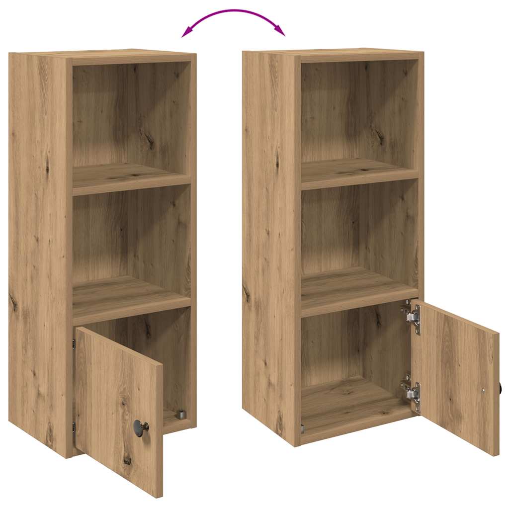 Regal za knjige boja hrasta 31x24x77 cm konstruirano drvo