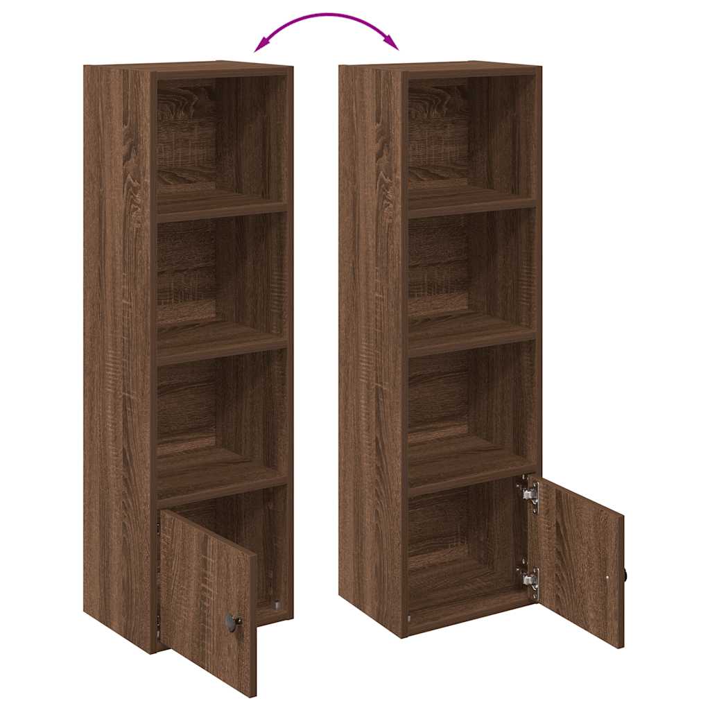 Regal za knjige boja hrasta 31x24x102 cm od konstruiranog drva