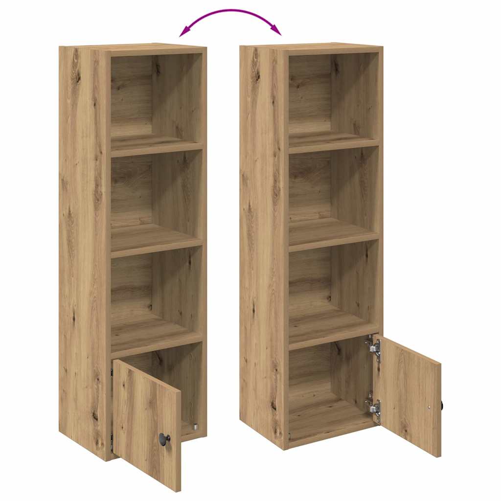 Regal za knjige boja hrasta 31x24x102 cm konstruirano drvo