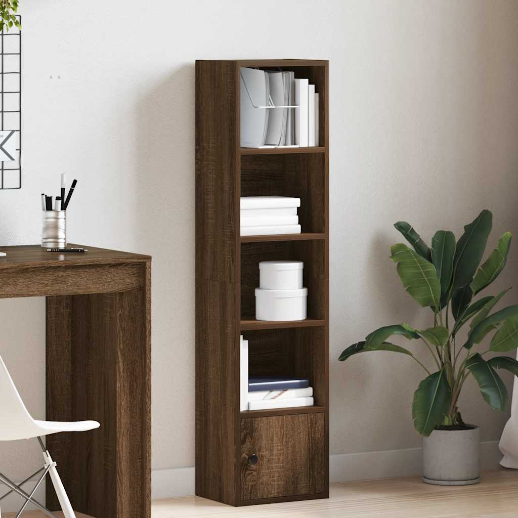 Regal za knjige boja hrasta 31x24x127 cm konstruirano drvo