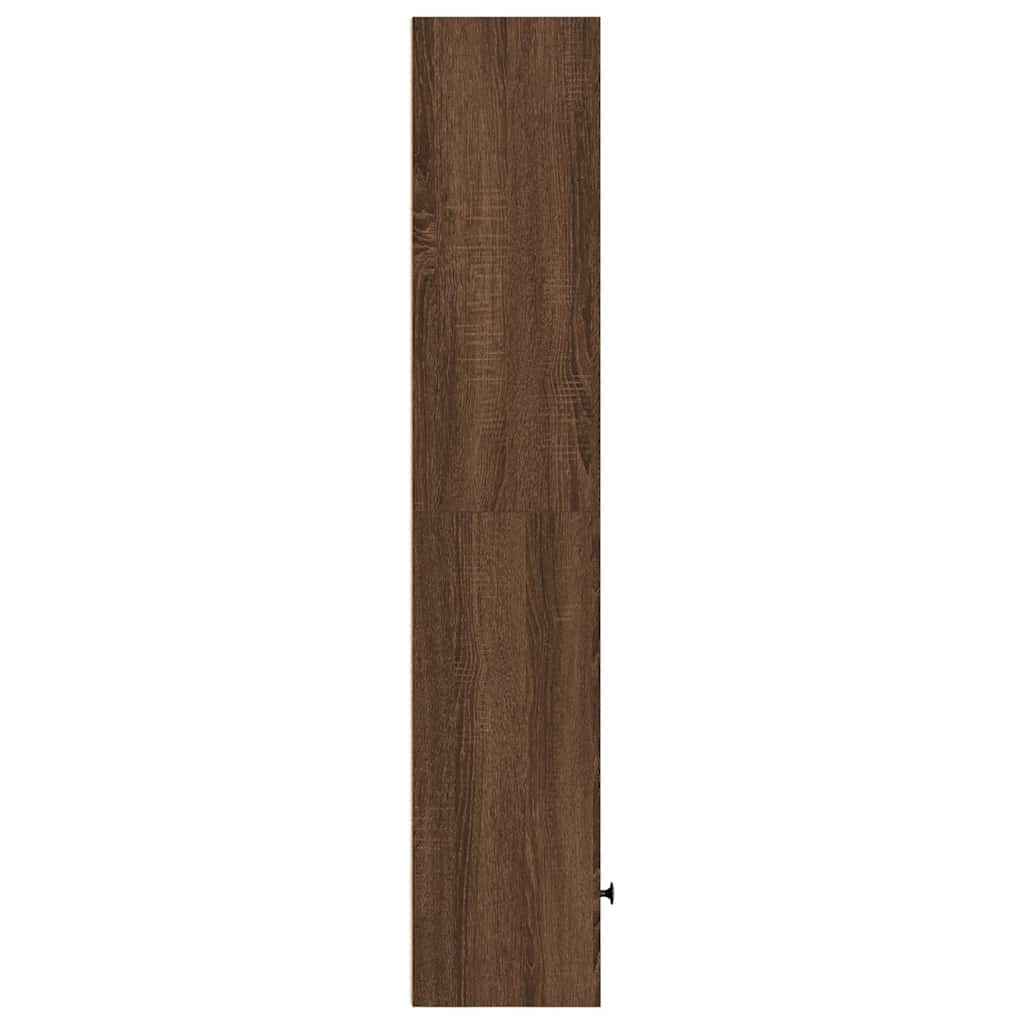 Regal za knjige boja hrasta 31x24x127 cm konstruirano drvo