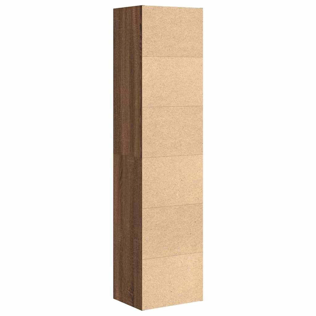 Regal za knjige boja hrasta 31x24x127 cm konstruirano drvo