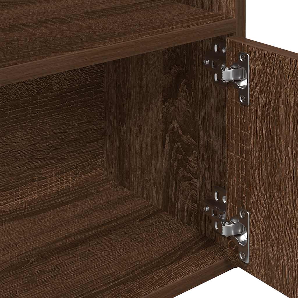 Regal za knjige boja hrasta 31x24x127 cm konstruirano drvo