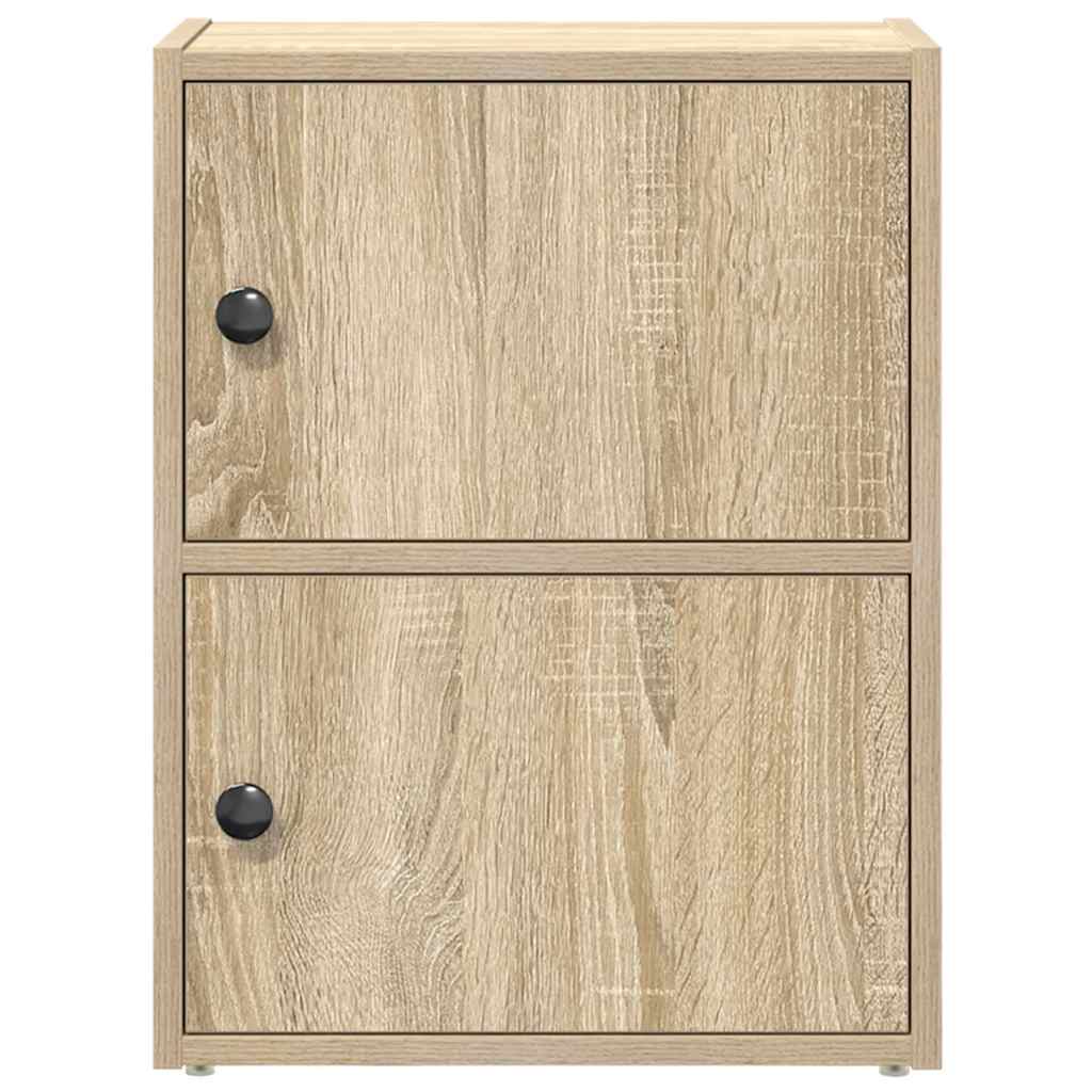 Regal za knjige boja hrasta 40x24x52 cm od konstruiranog drva
