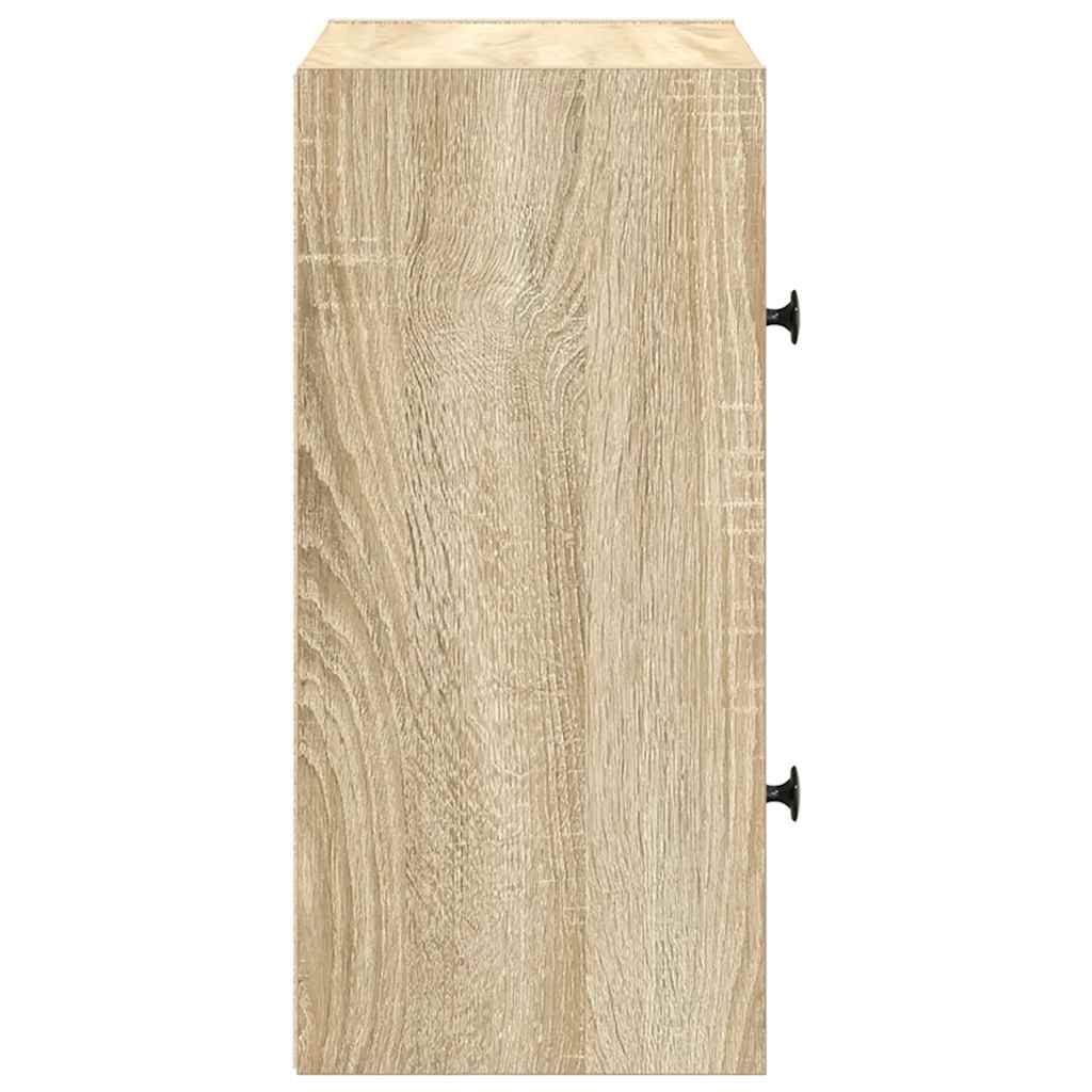 Regal za knjige boja hrasta 40x24x52 cm od konstruiranog drva