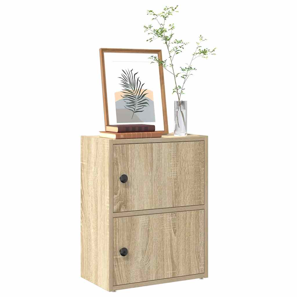 Regal za knjige boja hrasta 40x24x52 cm od konstruiranog drva
