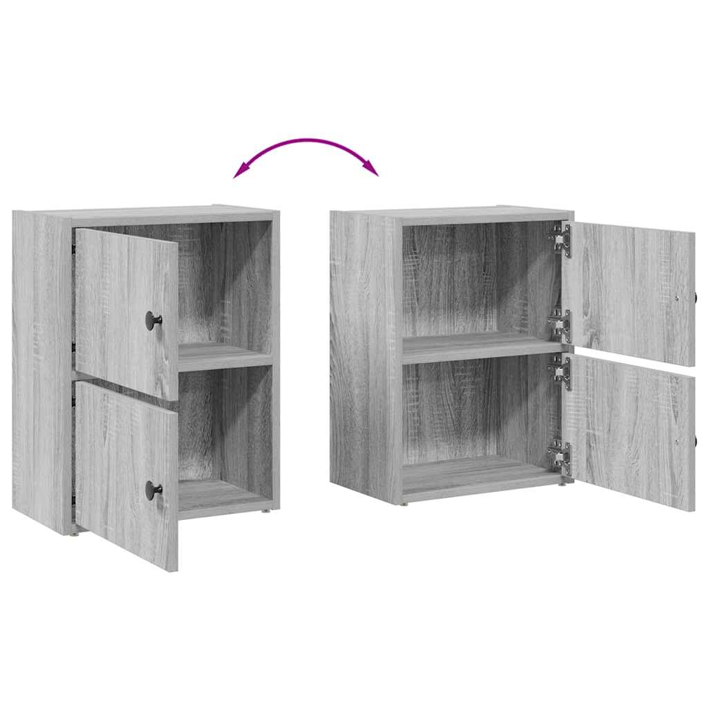 Regal za knjige boja hrasta 40x24x52 cm konstruirano drvo