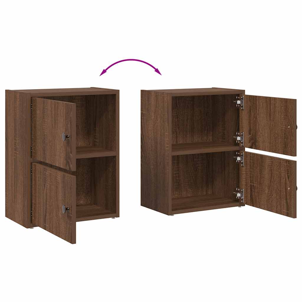 Regal za knjige boja hrasta 40x24x52 cm konstruirano drvo