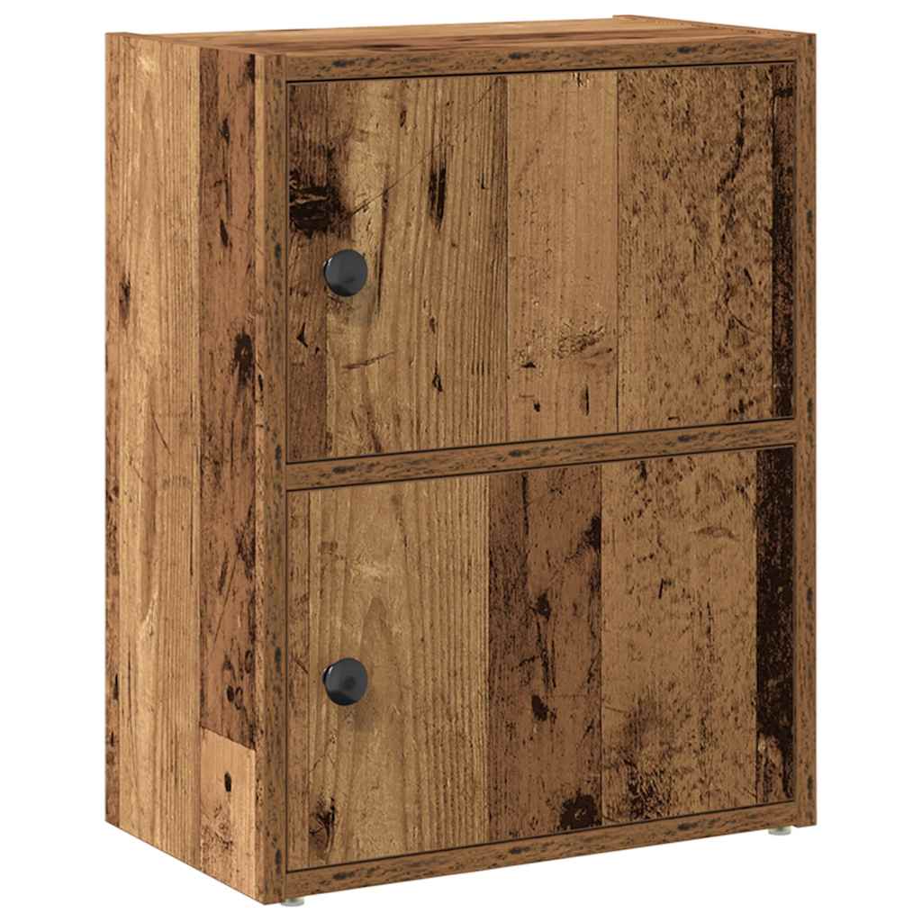 Regal za knjige boja starog drva 40x24x52 cm konstruirano drvo