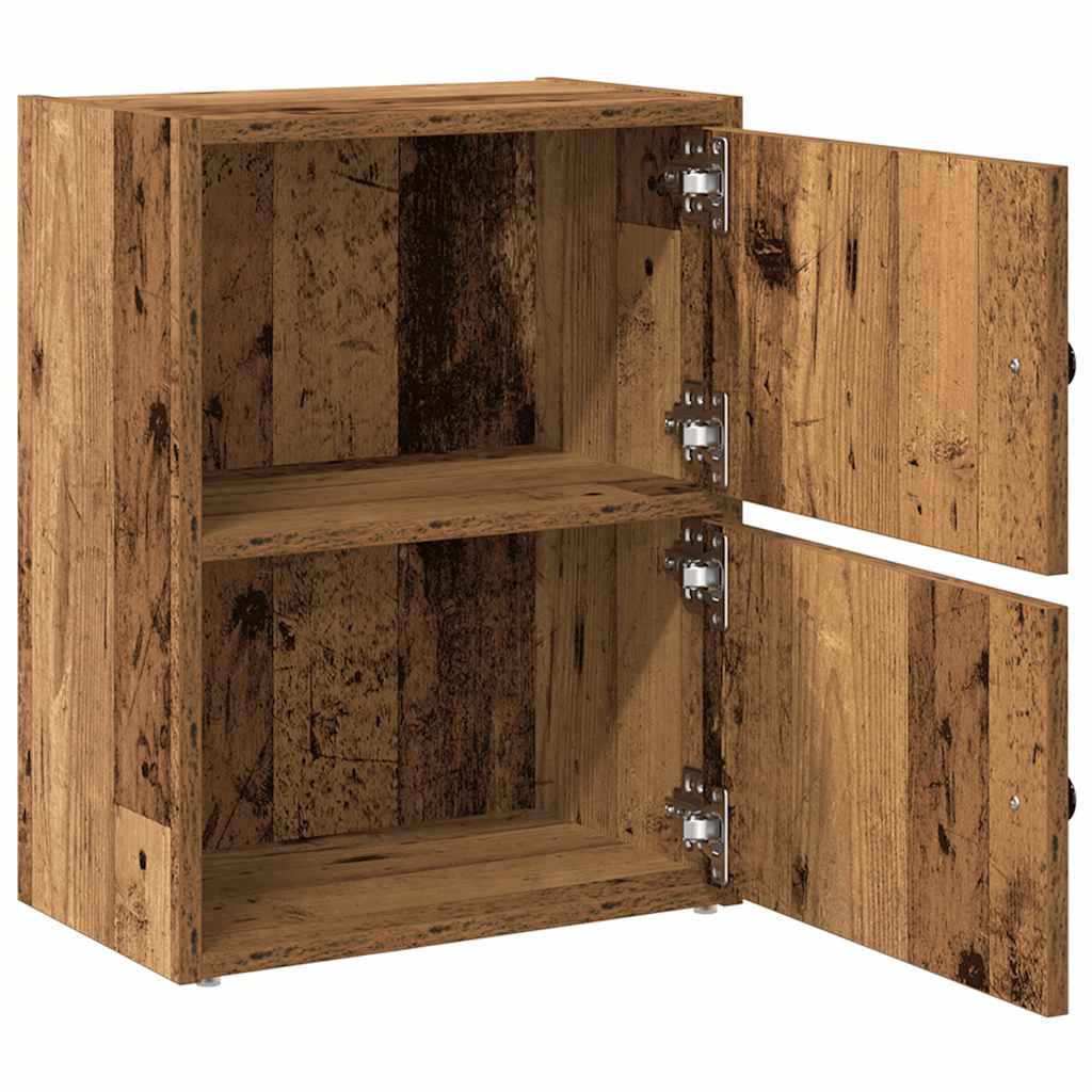 Regal za knjige boja starog drva 40x24x52 cm konstruirano drvo