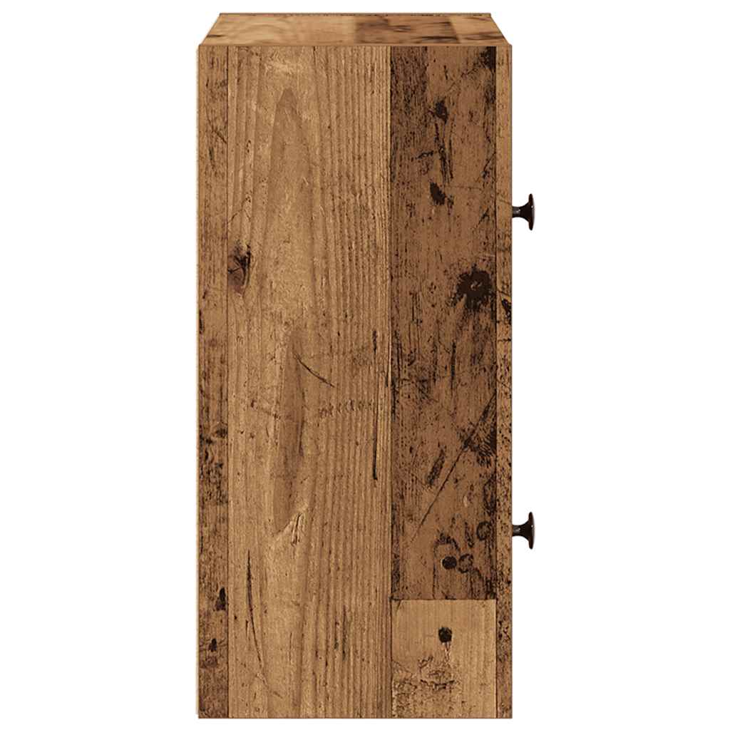 Regal za knjige boja starog drva 40x24x52 cm konstruirano drvo
