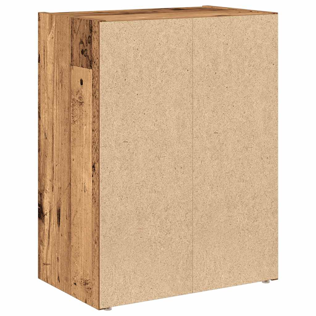 Regal za knjige boja starog drva 40x24x52 cm konstruirano drvo