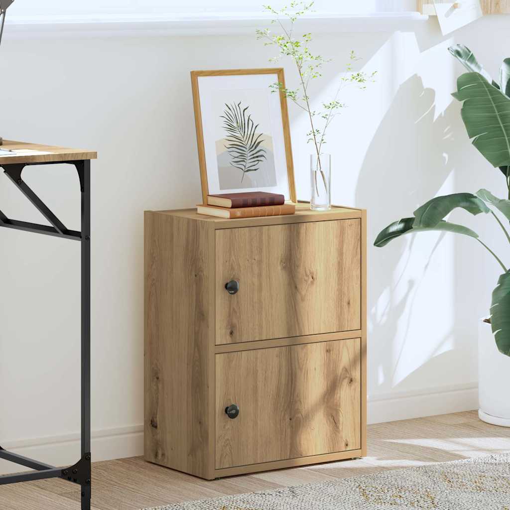 Regal za knjige boja hrasta 40x24x52 cm konstruirano drvo